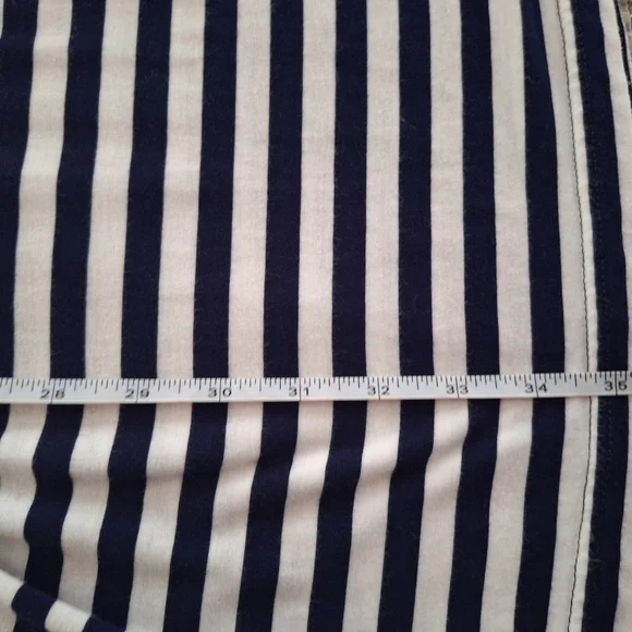 SPENSE Tank Dress Stretchy Casual Blue & White Stripes-Large - Picture 4 of 10